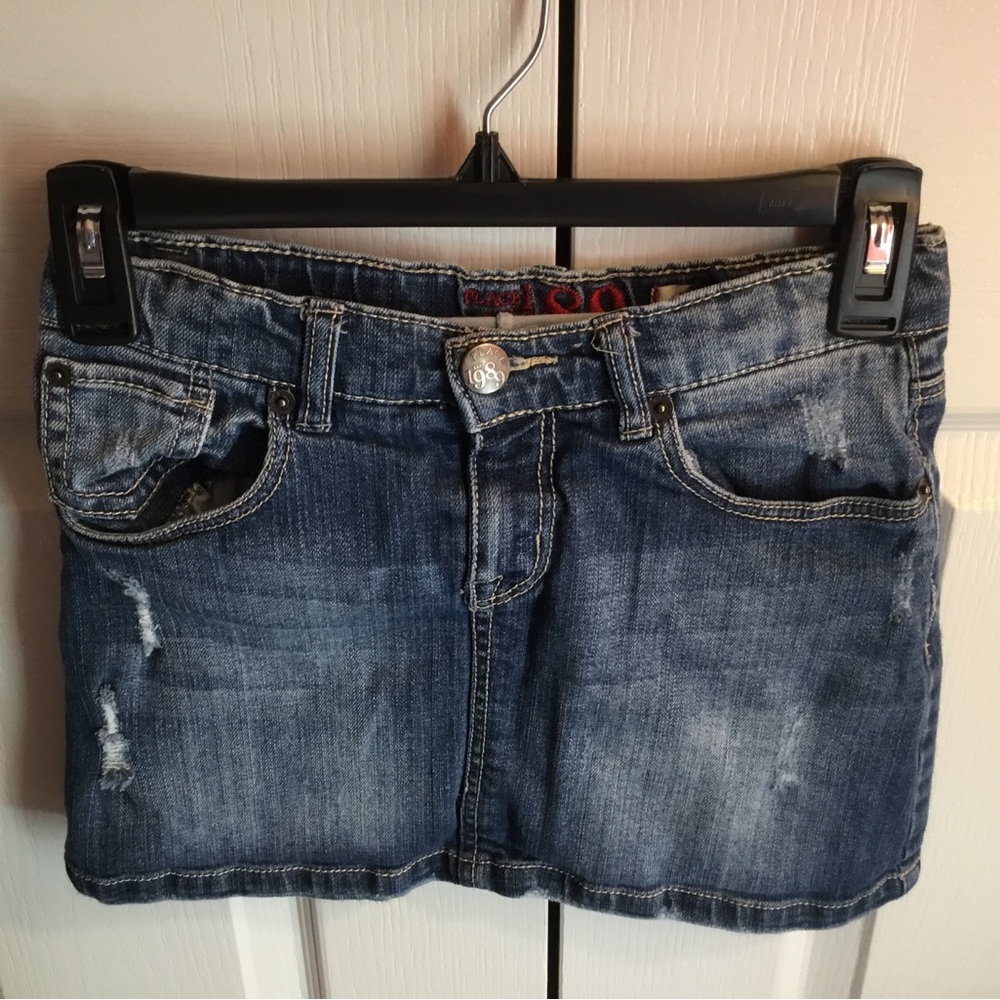 Girls PLACE 1 Est. 89 denim skirt size 10